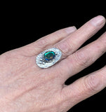 Mystic Quartz Sterling silver ring SIZED TO ORDER.   $50