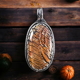 Howardite Sterling Silver Pendant.    $80