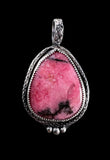 Imperial Rhodonite Sterling Silver Pendant     $85