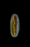 Kabamby Ocean Jasper Sterling Silver Ring SIZED TO ORDER.   $60