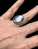 Dendritic Opal Sterling Silver RING SIZED TO ORDER.    $50