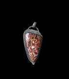 Indonesian River Jasper sterling silver large pendant.    $75