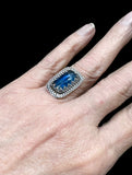 Kyanite sterling Silver RING SIZED TO ORDER     $55