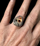 Montana Agate Sterling Silver RING SIZED TO ORDER.    $55