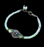 Tourmaline Sterling Silver Gemstone Bracelet.    $50