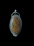 Dinosaur Bone Sterling Silver Pendant.   $90