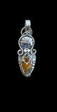 Ammonite Kachina Sterling Silver Pendant.    $75