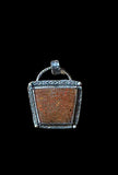 Dinosaur Bone Sterling Silver Pendant.   $80