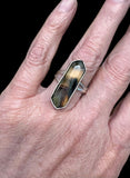 Montana Agate Sterling Silver Ring.     $50