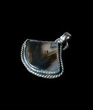 Montana Agate sterling Silver Pendant.  $75