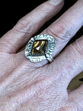 Montana Agate Sterling Silver RING SIZED TO ORDER.   $50