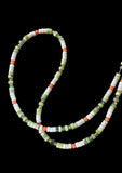 Multi Gemstone Sterling Silver beaded necklace.   $30