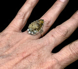 Montana Agate Sterling Silver RING SIZETO ORDER.   $50