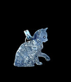 Sterling Silver Cat Pendant $50 CUSTOMIZED WITH YOUR CATS NAME.     $50