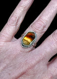 Montana Agate Sterling Silver RING SIZED TO ORDER.   $50