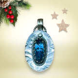 Teal Kyanite Sterling Silver Pendant    $60