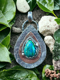 Parrot Wing sterling silver pendant $70