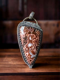 Indonesian River Jasper sterling silver large pendant.    $75