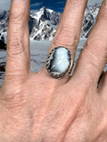 Dendritic Opal Sterling Silver RING SIZED TO ORDER.    $50