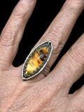 Montana Agate Sterling Silver RING SIZED TO ORDER.   $50