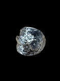 Sterling Silver Flower statement ring SIZED TO ORDER   $80