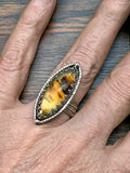 Montana Agate Sterling Silver RING SIZED TO ORDER.   $50
