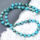 Sea sediment Gemstone Sterling Silver Necklace.   $30