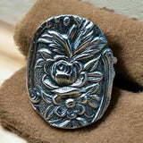Sterling Silver Flower Ring SIZED TO ORDER.     $55