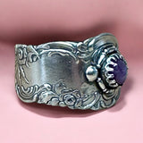 Sterling Silver Sapphire  Ring SIZED TO ORDER .       $70