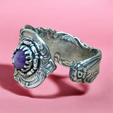 Sterling Silver Sapphire  Ring SIZED TO ORDER .       $70