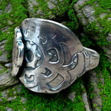Sterling silver flower ring SIZED TO ORDER     $55