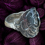 Sterling Silver Flower Ring SIZED TO ORDER.   $55