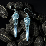 Sterling Silver Flower Earrings. $50