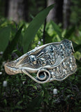Lilly of The Valley Sterling Cuff Bracelet.       $150