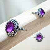 Pink Zircon Sterling Silver Ring SIZED TO ORDER.   $70