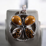 Petrified Wood Sterling Silver Butterfly.     $95