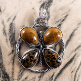 Petrified Wood Sterling Silver Butterfly.     $95
