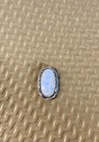 Moonstone sterling silver ring SIZED TO ORDER.  $50