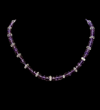 Amethyst and Quartz beaded set.   $50