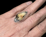 Montana Agate sterling silver ring SIZED TO ORDER.  $50