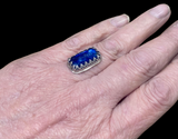Kyanite sterling silver ring SIZED TO ORDER       $55