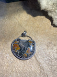 Turkish Agate sterling silver pendant.   $65