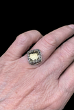 Citrine sterling silver ring SIZED TO ORDER. $50