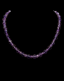 African Amethyst beaded necklace.   $50