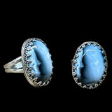 Dendritic Agate Sterling Silver Ring SIZED TO ORDER.  $50