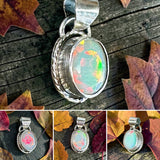 Ethiopian Opal 4.5 Carat Sterling Silver pendant       $150