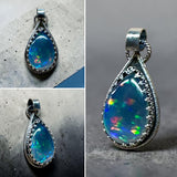 Ethiopian Opal 14.5 Carat Sterling Silver Pendant.   $300