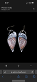 Jasper sterling silver earrings. $40