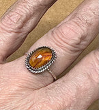 Montana Agate small Sterling Silver RING SIZED TO ORDER.  $50