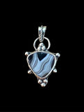 Tuxedo Agate small sterling silver pendant.   $50